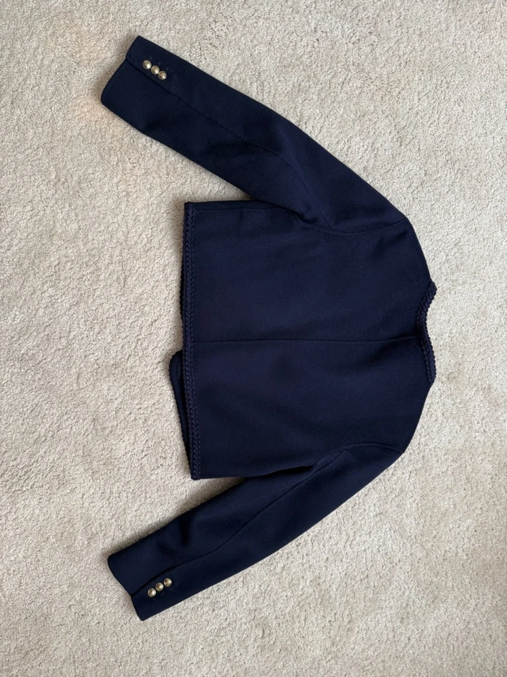 Sandro Lavande Navy Marine Blazer Jacket | FR 44 US 12 - Picture 14 of 15